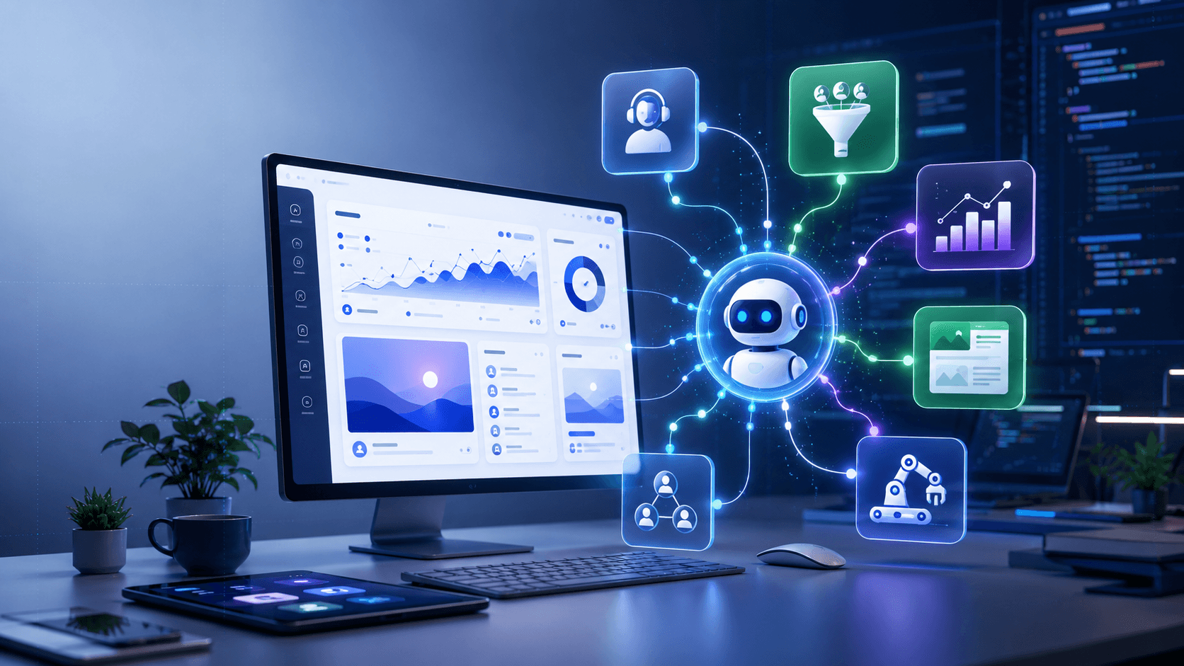 Ứng Dụng AI Vào Website Doanh Nghiệp 2026: Từ Trang Giới Thiệu Đến Cỗ Máy Tạo Khách Hàng