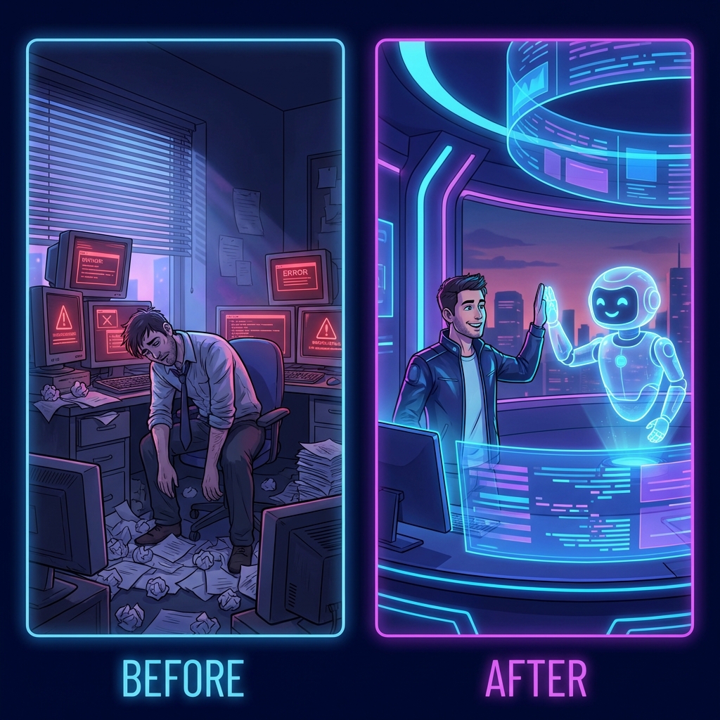 Before vs After AI