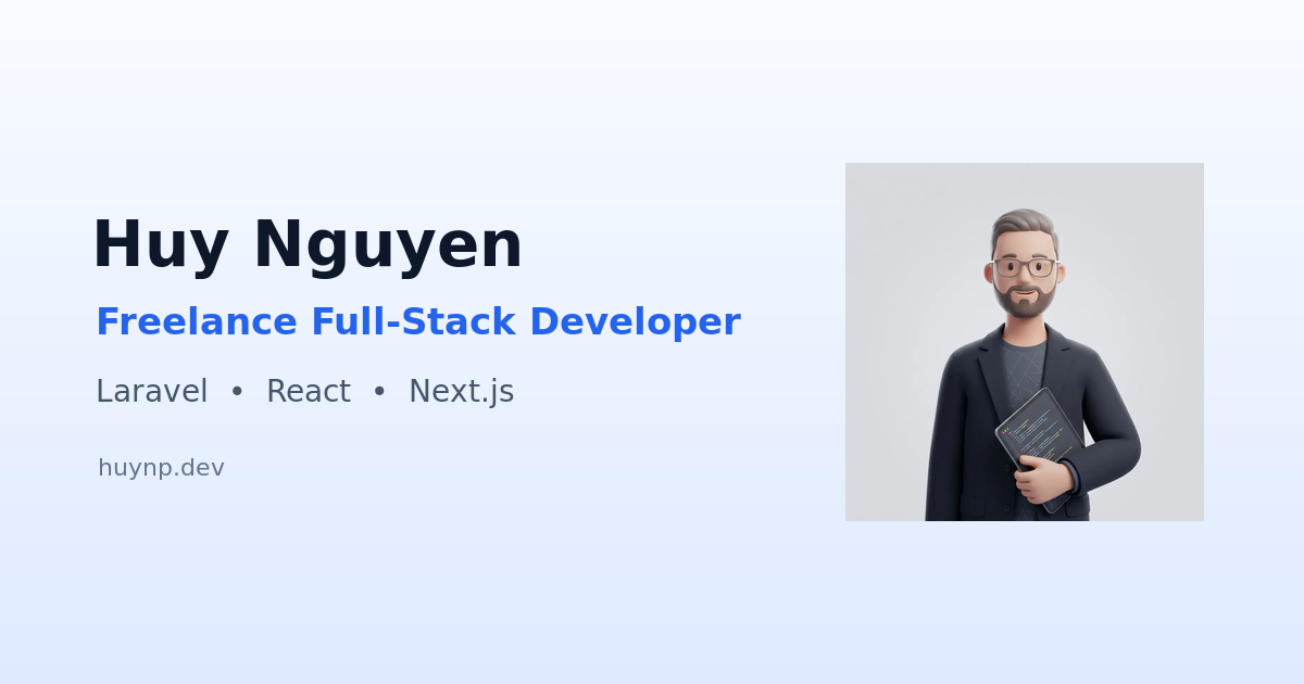Huy Nguyen | Full-Stack Developer | huynp.dev